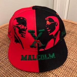 HGC malcolm x snapback hat men